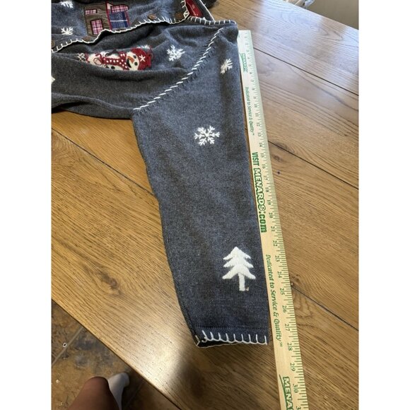 Holiday Lodge by North Crest Ugly Christmas Sweater Embroidery Women Size 4X - Picture 6 of 10